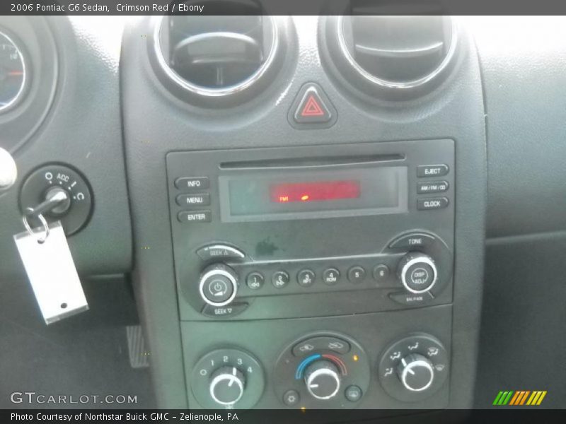 Crimson Red / Ebony 2006 Pontiac G6 Sedan