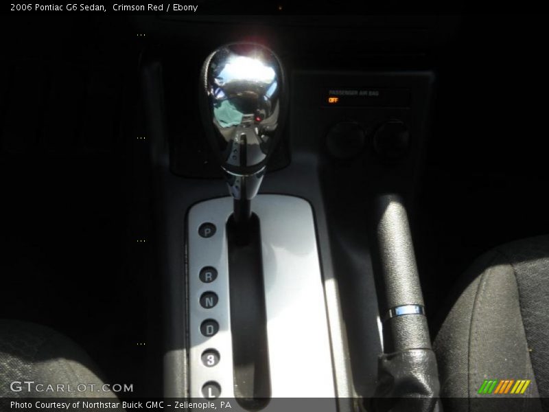 Crimson Red / Ebony 2006 Pontiac G6 Sedan
