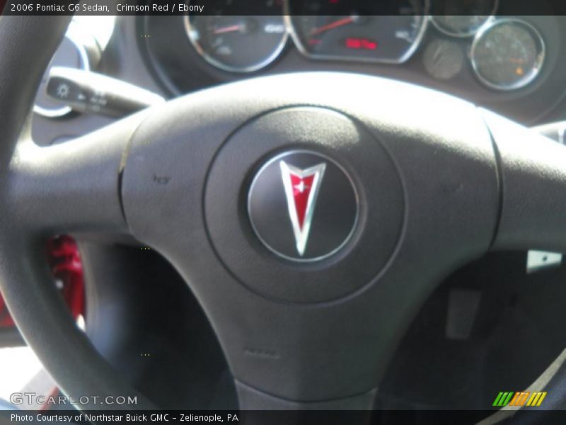 Crimson Red / Ebony 2006 Pontiac G6 Sedan