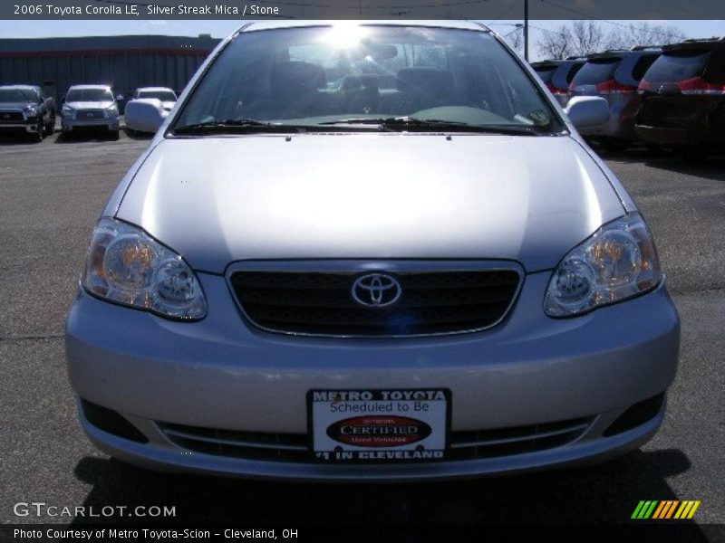 Silver Streak Mica / Stone 2006 Toyota Corolla LE