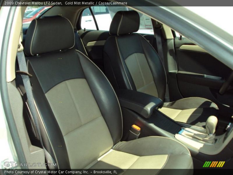 Gold Mist Metallic / Cocoa/Cashmere 2009 Chevrolet Malibu LTZ Sedan
