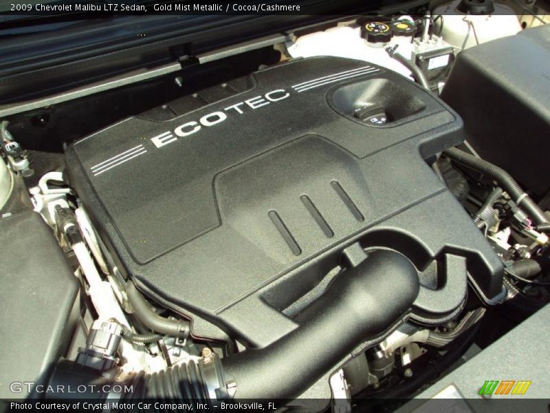 Gold Mist Metallic / Cocoa/Cashmere 2009 Chevrolet Malibu LTZ Sedan