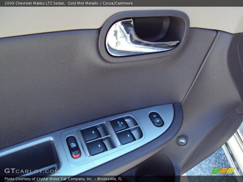 Gold Mist Metallic / Cocoa/Cashmere 2009 Chevrolet Malibu LTZ Sedan