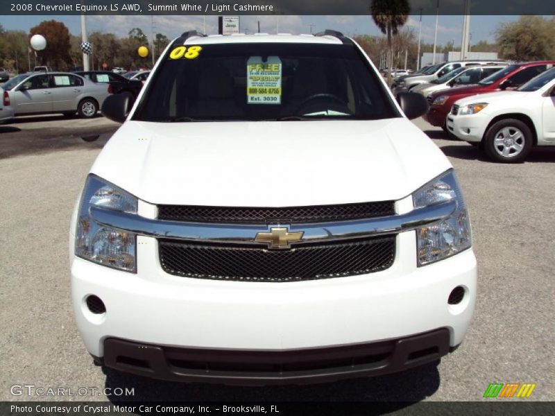 Summit White / Light Cashmere 2008 Chevrolet Equinox LS AWD