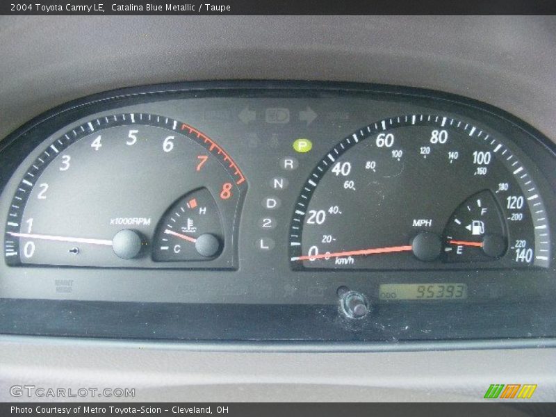 Catalina Blue Metallic / Taupe 2004 Toyota Camry LE