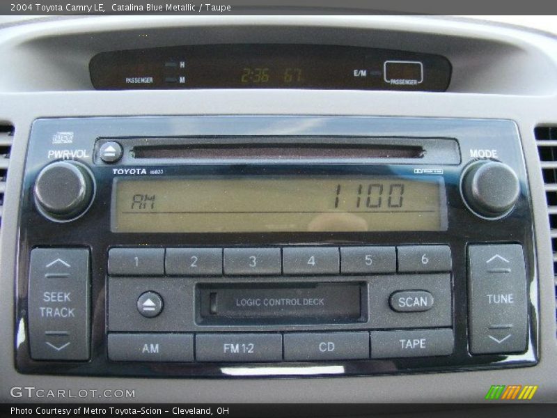 Catalina Blue Metallic / Taupe 2004 Toyota Camry LE