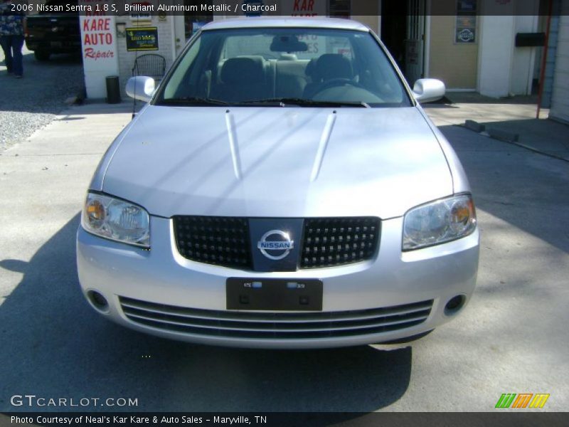 Brilliant Aluminum Metallic / Charcoal 2006 Nissan Sentra 1.8 S