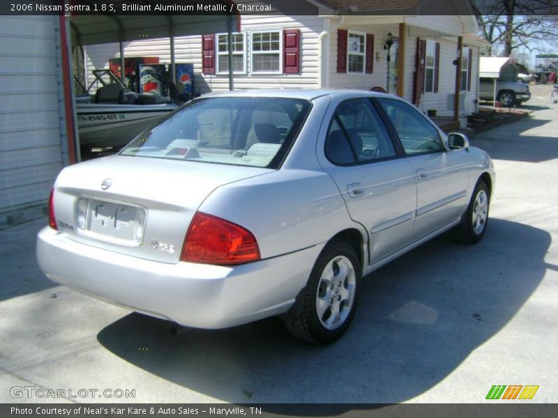 Brilliant Aluminum Metallic / Charcoal 2006 Nissan Sentra 1.8 S