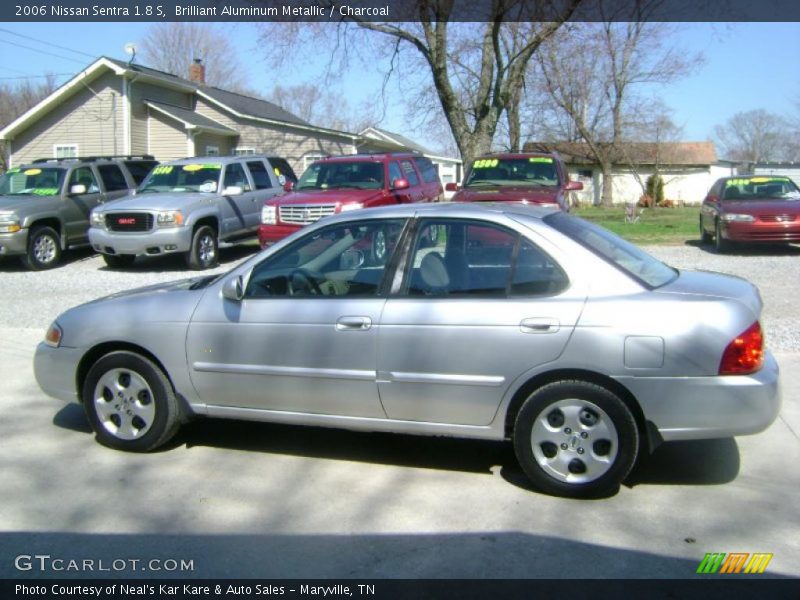 Brilliant Aluminum Metallic / Charcoal 2006 Nissan Sentra 1.8 S