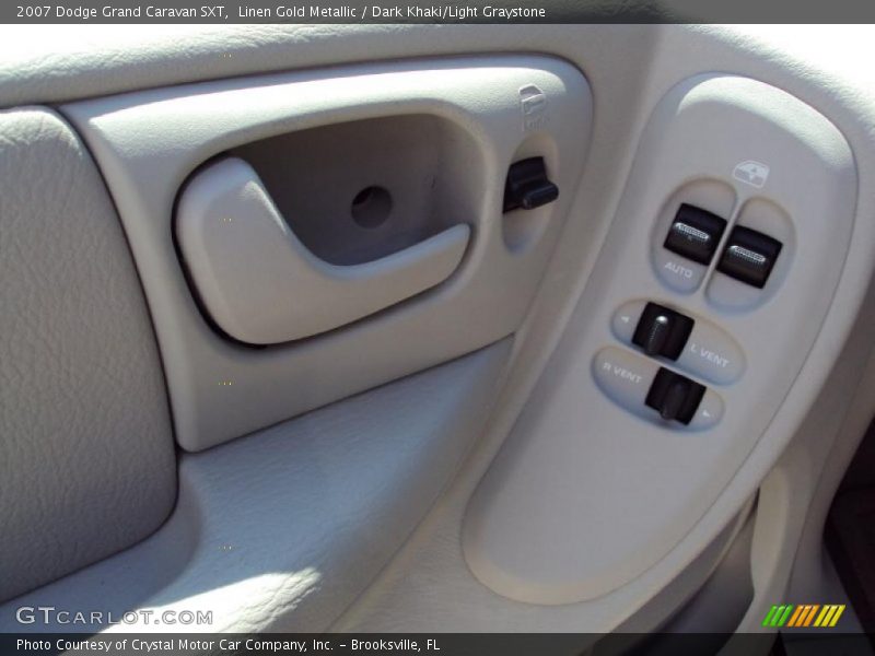 Linen Gold Metallic / Dark Khaki/Light Graystone 2007 Dodge Grand Caravan SXT