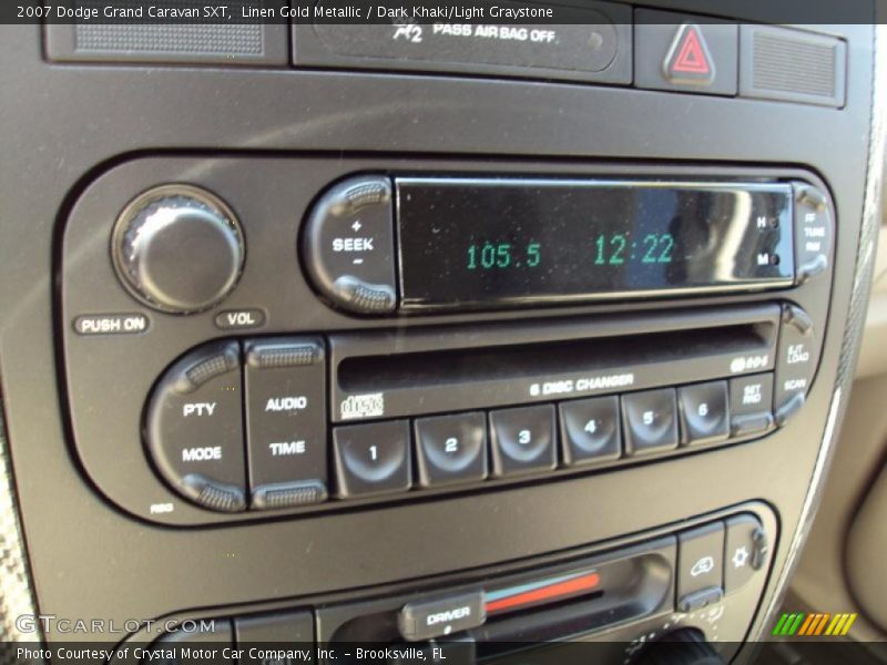 Linen Gold Metallic / Dark Khaki/Light Graystone 2007 Dodge Grand Caravan SXT