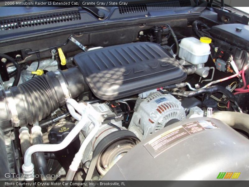 Granite Gray / Slate Gray 2006 Mitsubishi Raider LS Extended Cab