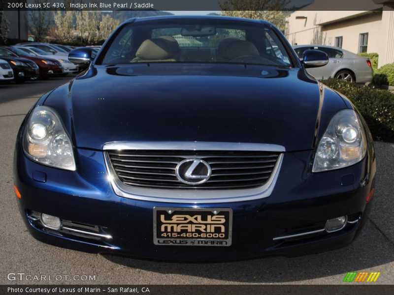 Indigo Ink Blue Pearl / Saddle 2006 Lexus SC 430