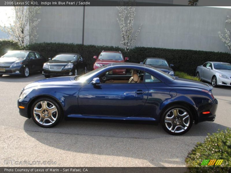 Indigo Ink Blue Pearl / Saddle 2006 Lexus SC 430