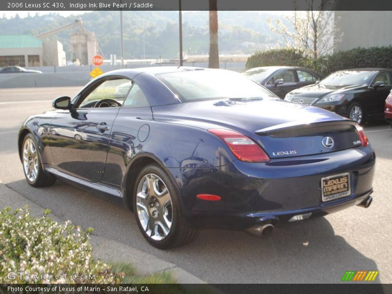 Indigo Ink Blue Pearl / Saddle 2006 Lexus SC 430
