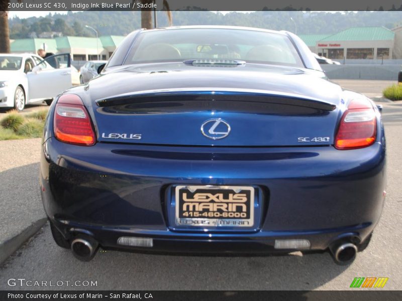 Indigo Ink Blue Pearl / Saddle 2006 Lexus SC 430