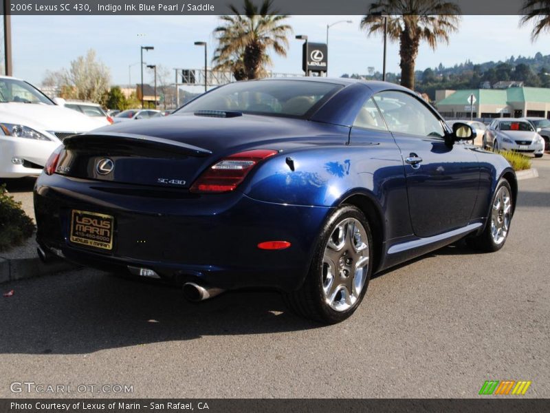 Indigo Ink Blue Pearl / Saddle 2006 Lexus SC 430