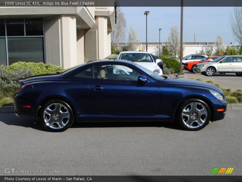 Indigo Ink Blue Pearl / Saddle 2006 Lexus SC 430