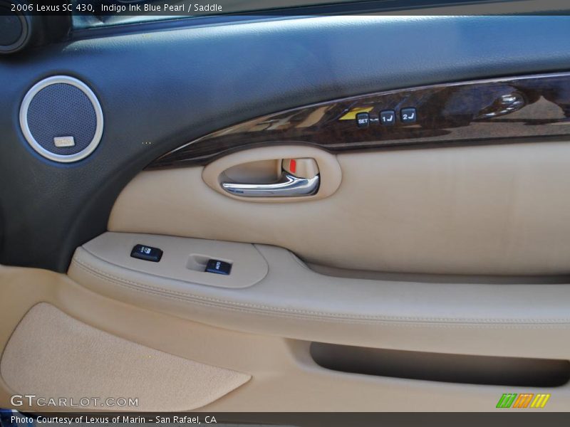Indigo Ink Blue Pearl / Saddle 2006 Lexus SC 430