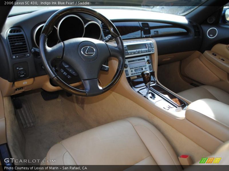 Indigo Ink Blue Pearl / Saddle 2006 Lexus SC 430