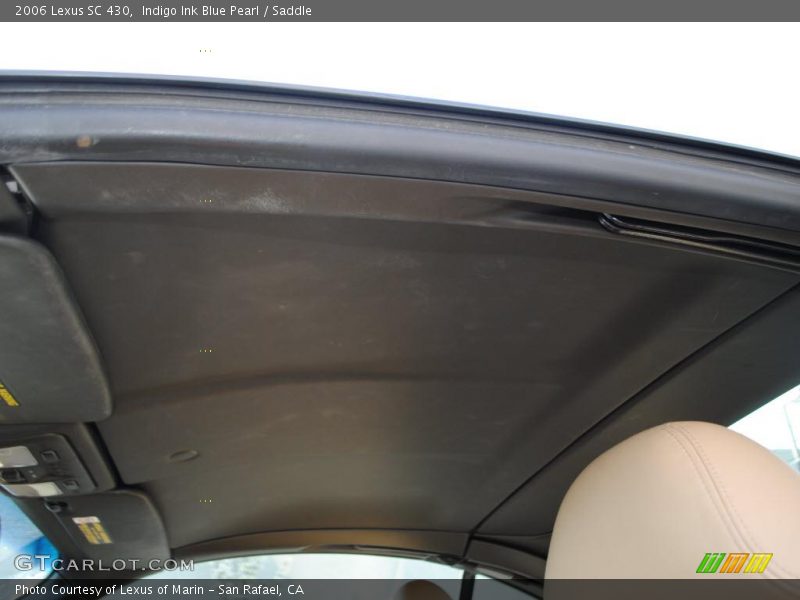 Indigo Ink Blue Pearl / Saddle 2006 Lexus SC 430