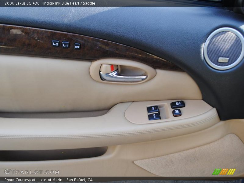 Indigo Ink Blue Pearl / Saddle 2006 Lexus SC 430
