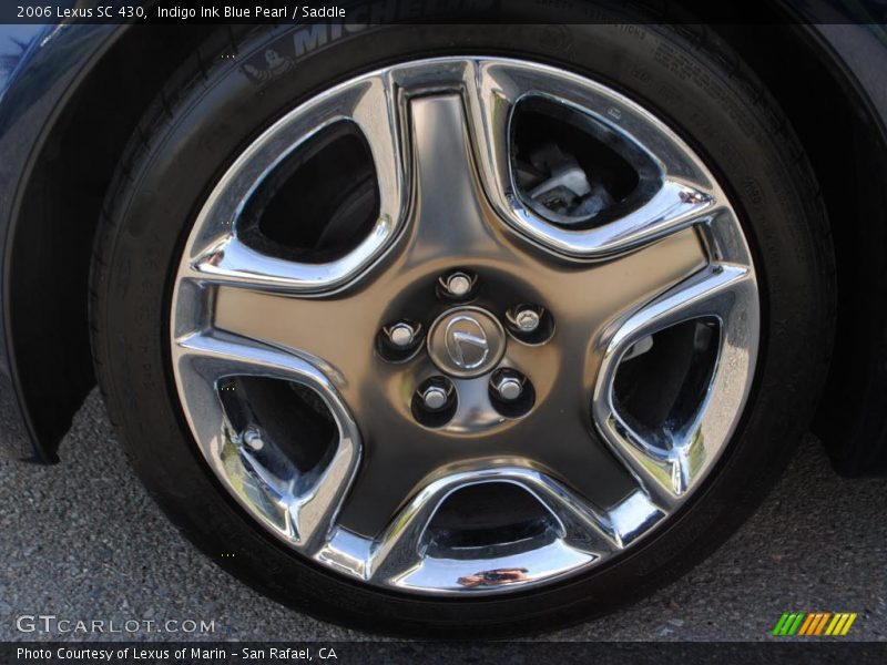 Indigo Ink Blue Pearl / Saddle 2006 Lexus SC 430