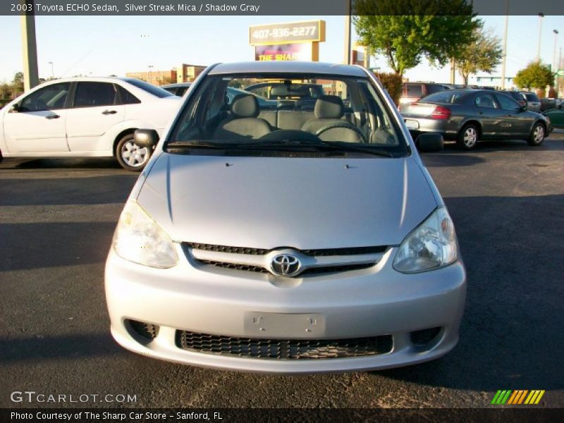 Silver Streak Mica / Shadow Gray 2003 Toyota ECHO Sedan
