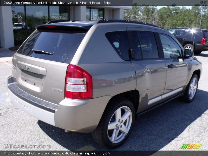 Light Khaki Metallic / Pastel Pebble Beige 2008 Jeep Compass Limited