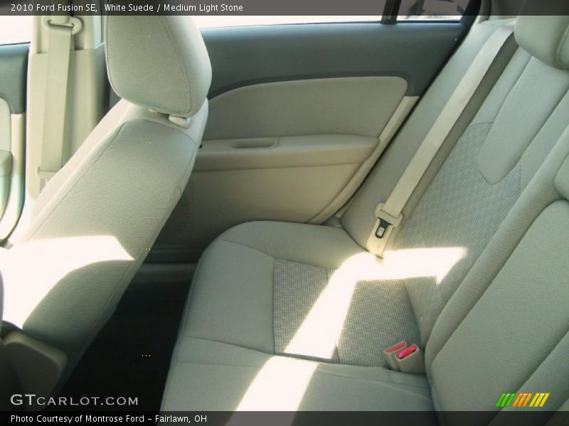 White Suede / Medium Light Stone 2010 Ford Fusion SE