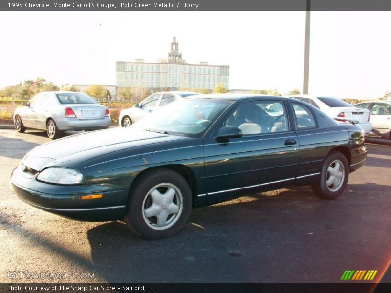 Polo Green Metallic / Ebony 1995 Chevrolet Monte Carlo LS Coupe