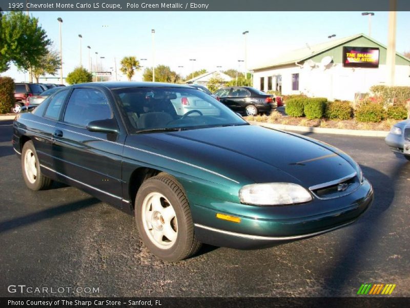 Polo Green Metallic / Ebony 1995 Chevrolet Monte Carlo LS Coupe
