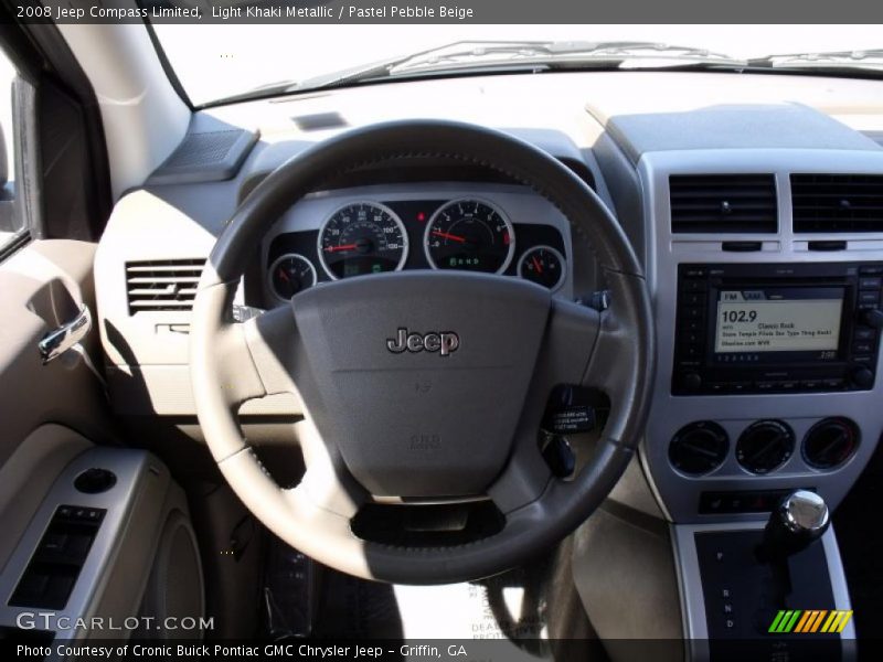 Light Khaki Metallic / Pastel Pebble Beige 2008 Jeep Compass Limited