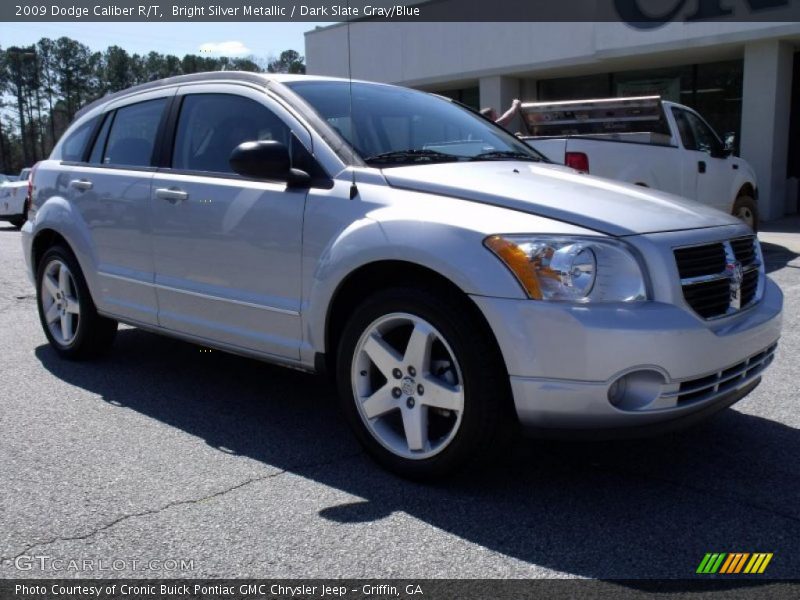 Bright Silver Metallic / Dark Slate Gray/Blue 2009 Dodge Caliber R/T