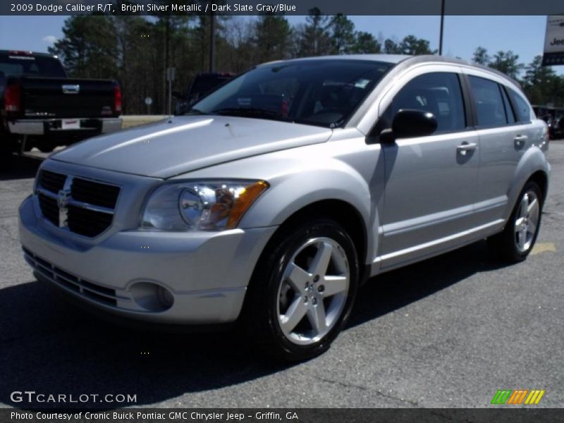 Bright Silver Metallic / Dark Slate Gray/Blue 2009 Dodge Caliber R/T