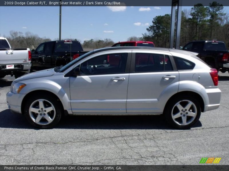 Bright Silver Metallic / Dark Slate Gray/Blue 2009 Dodge Caliber R/T