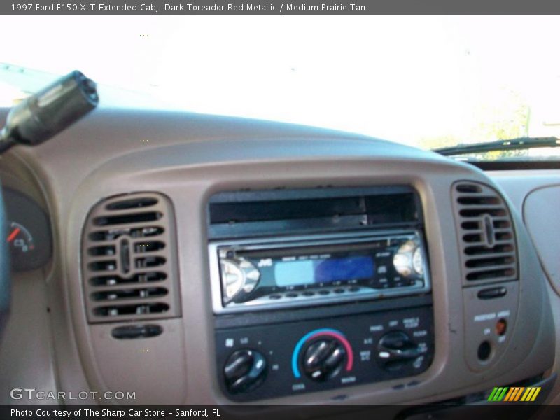 Dark Toreador Red Metallic / Medium Prairie Tan 1997 Ford F150 XLT Extended Cab