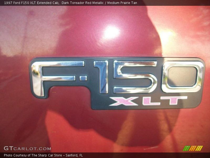Dark Toreador Red Metallic / Medium Prairie Tan 1997 Ford F150 XLT Extended Cab