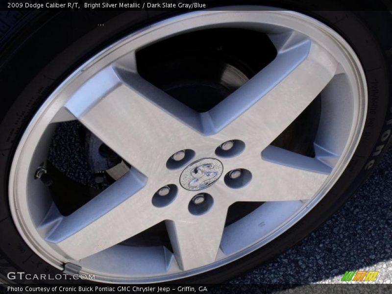 Bright Silver Metallic / Dark Slate Gray/Blue 2009 Dodge Caliber R/T