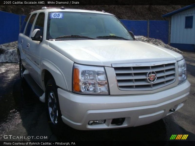 White Diamond / Shale 2005 Cadillac Escalade AWD