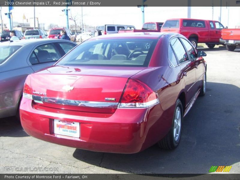 Red Jewel Tintcoat / Ebony 2009 Chevrolet Impala LT