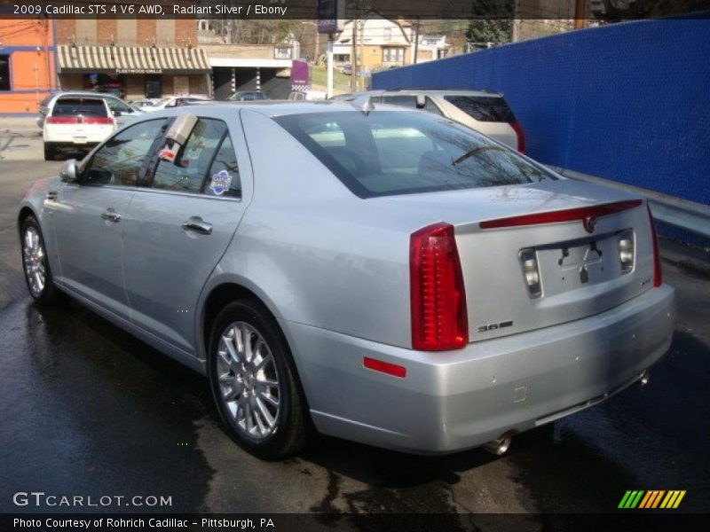 Radiant Silver / Ebony 2009 Cadillac STS 4 V6 AWD