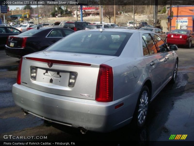 Radiant Silver / Ebony 2009 Cadillac STS 4 V6 AWD