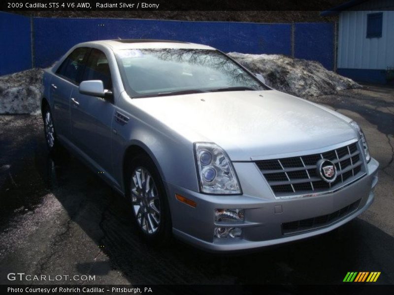 Radiant Silver / Ebony 2009 Cadillac STS 4 V6 AWD