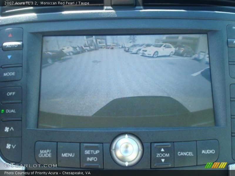 Moroccan Red Pearl / Taupe 2007 Acura TL 3.2