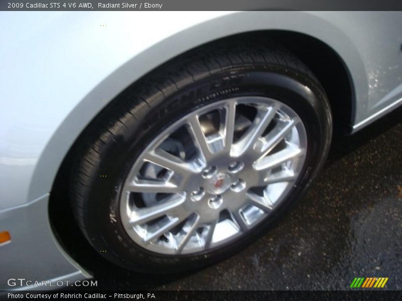 Radiant Silver / Ebony 2009 Cadillac STS 4 V6 AWD