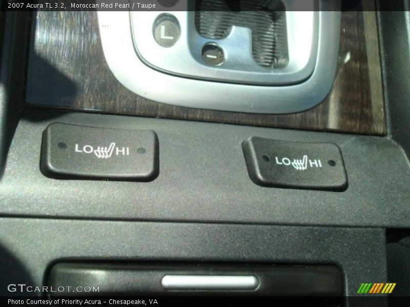 Moroccan Red Pearl / Taupe 2007 Acura TL 3.2