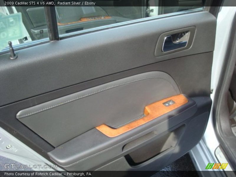 Radiant Silver / Ebony 2009 Cadillac STS 4 V6 AWD
