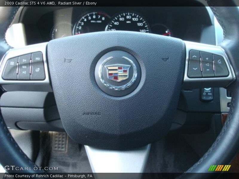 Radiant Silver / Ebony 2009 Cadillac STS 4 V6 AWD