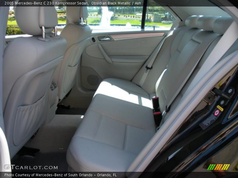 Obsidian Black Metallic / Ash 2005 Mercedes-Benz C 230 Kompressor Sedan